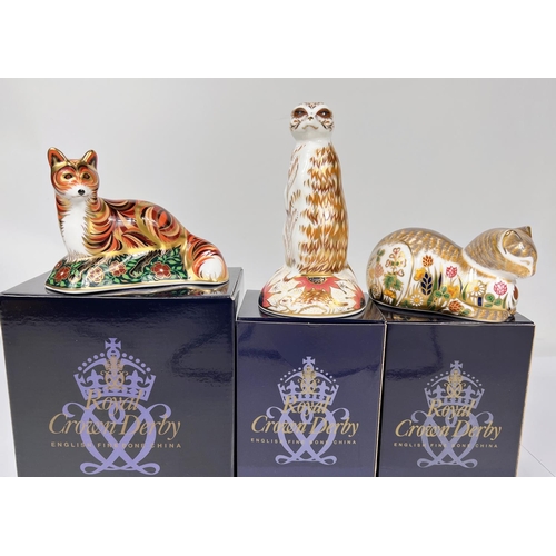 598 - Three Royal Crown Derby animals 