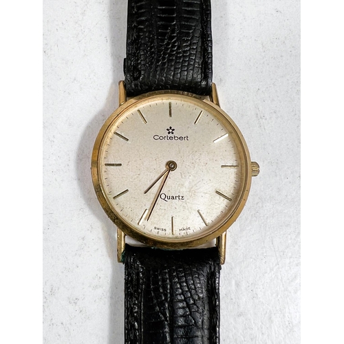 724 - A CORTEBERT gents Swiss quartz watch