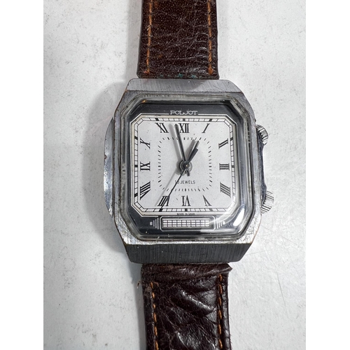 731 - A POLJOT Russian gents mechanical wristwatch with ALARM