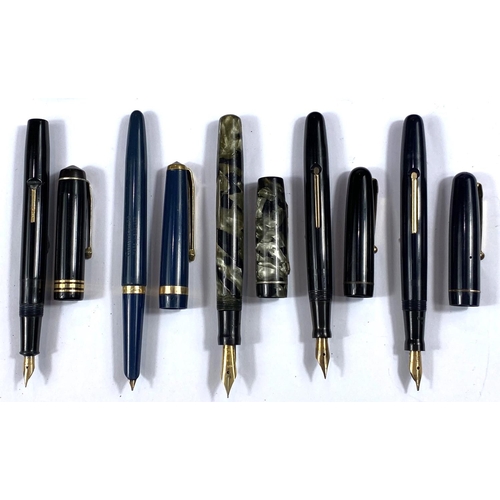 191D - A collection of six fountain pens, various makes and models