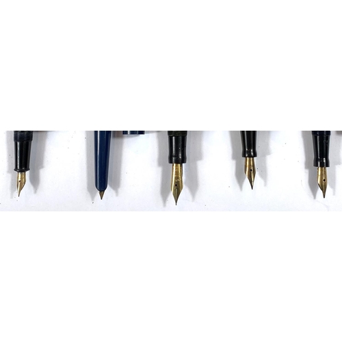 191D - A collection of six fountain pens, various makes and models