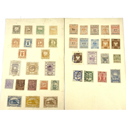 293 - SHANGHAI MUNICIPALITY Local Post Stamps, others from WUHU Province etc