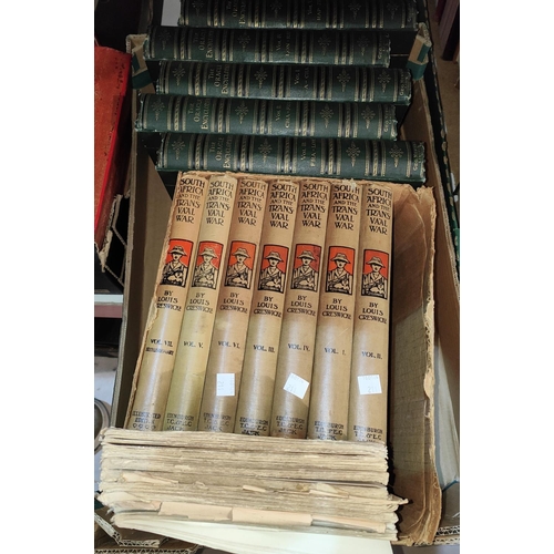 211 - CRESWICKE (L) - South Africa and the Transvaal War, 7 vols, a similar part work (incomplete) and an ... 