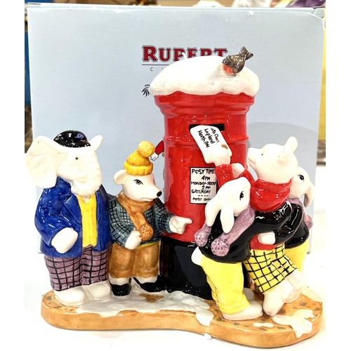 575J - A Royal Doulton limited edition Rupert group, boxed:  Letter to Santa, No 64