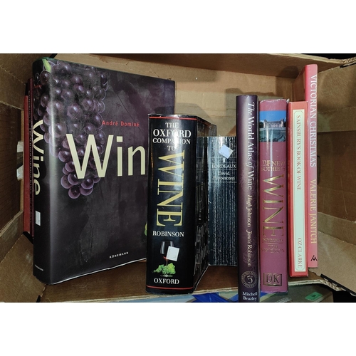 44 - A selection of wine reference books