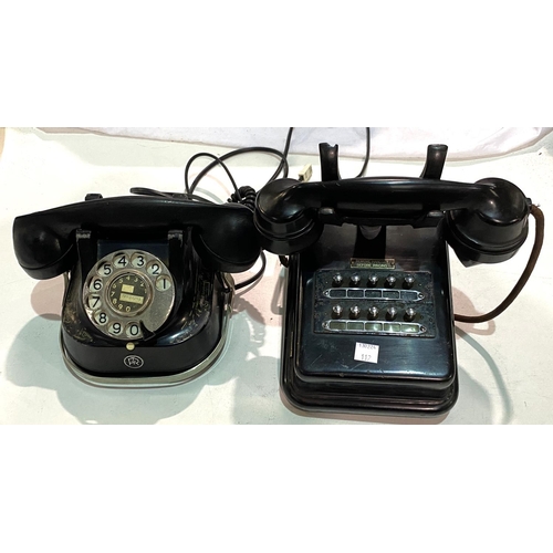 112 - A 1950's Bell telephone; a 1950's instore intercom/telephone