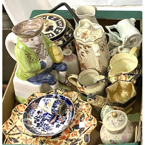 40 - A selection of 19th century Imari pattern china; Noritake hand painted items; decorative china