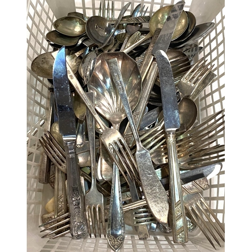 49 - A large selection of silver plated cutlery