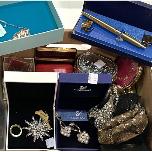 51A - A selection of boxed and loose giftware:  jewellery; watches; etc.