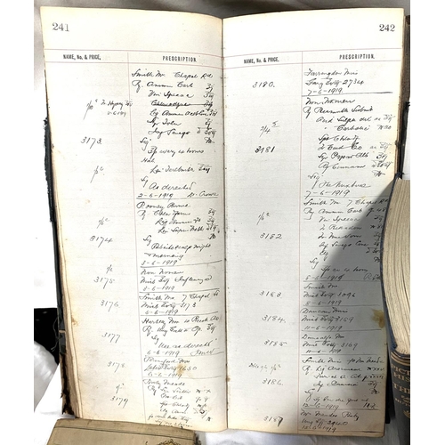 37 - An early 20th century ledger, a similar book, Gate House by S.P.B. Mais, History of the War and Chur... 