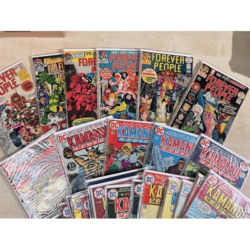 393B - DC Comics: Jack Kirby Comics 'The Forever People' 1-4, 8-11 and Kamandi 1-3, 10-14, 16, 19, 21-27, 2... 