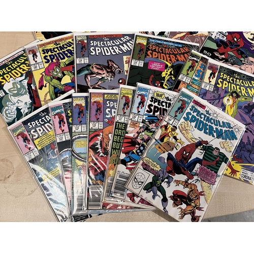 395A - Marvel Comics: A collection of Peter Parker Spectacular Spider-man, 9,10,13-16, 67,68,71,73,77,79 an... 