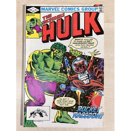 399A - Marvel Comics: 1970's onwards The Incredible Hulk issue 271 First appearance of Rocket Racoon, Incre... 