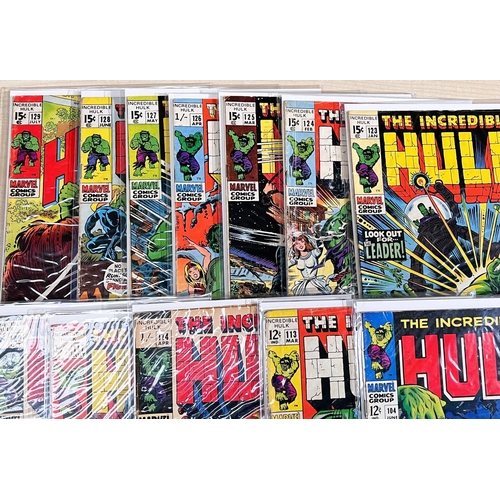 401A - Marvel Comics: 1960's onwards The Incredible Hulk issues 104, 113, 114, 117, 120, 123, 124, 125, 126... 