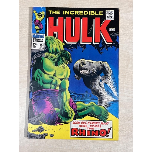 401A - Marvel Comics: 1960's onwards The Incredible Hulk issues 104, 113, 114, 117, 120, 123, 124, 125, 126... 