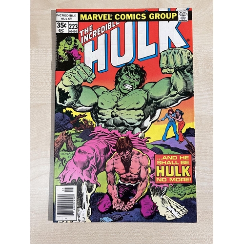 401D - Marvel Comics: 1970's onwards The Incredible Hulk 221, 223, 224, 225, 226, 227, 229, 230, 231, 232, ... 