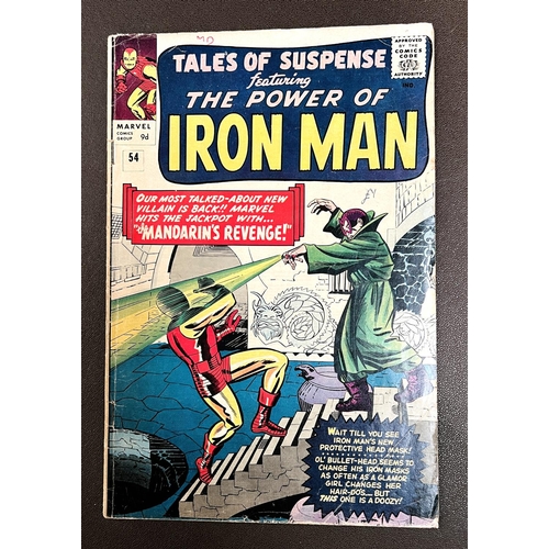 402 - Marvel Comics: 1960's Onwards, Tales of Suspense Iron Man 51, 52, 54 (UK price variants) 