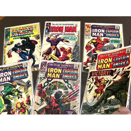 402A - Marvel Comics: 1960's Onwards Tales of Suspense, Iron Man and Captain America 69, 71, 74, 78, 83, 85... 