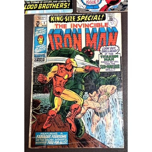 403A - Marvel Comics: The Invincible Iron Man 55 First appearance of Drax the Destroyer, King Size Special ... 