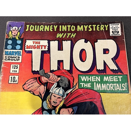 407A - Marvel Comics: 1960's Journey Into Mystery Featuring Thor 124 and 125 with Hercules and the first is... 