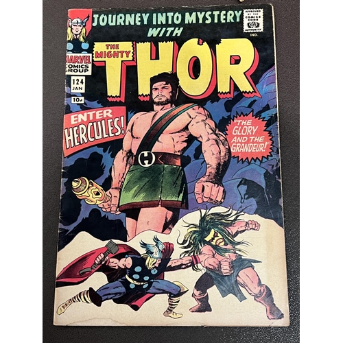 407A - Marvel Comics: 1960's Journey Into Mystery Featuring Thor 124 and 125 with Hercules and the first is... 