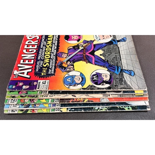 423 - Marvel Comics: 1960's The Avengers comics 19, 30, 48, 61, 64, 67 UK and US price variants