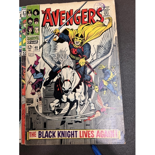 423 - Marvel Comics: 1960's The Avengers comics 19, 30, 48, 61, 64, 67 UK and US price variants