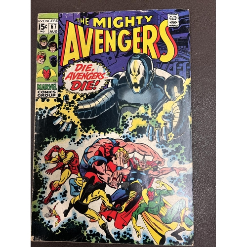 423 - Marvel Comics: 1960's The Avengers comics 19, 30, 48, 61, 64, 67 UK and US price variants