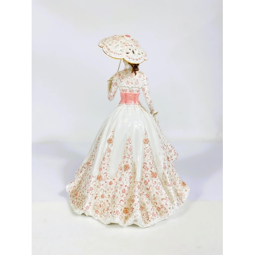 549 - A Royal Worcester limited edition figure:  The Garden Party, 458/7500