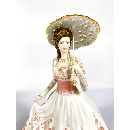 549 - A Royal Worcester limited edition figure:  The Garden Party, 458/7500