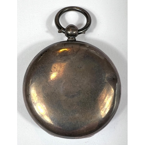 627 - A Silver pocket watch