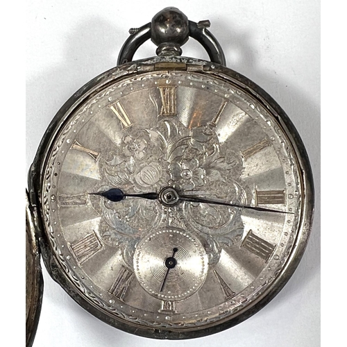 627 - A Silver pocket watch