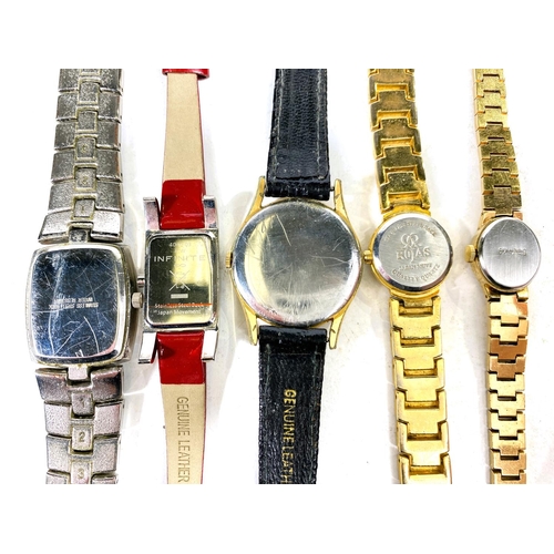 651 - A gent's vintage Bentima wristwatch; 4 other gent's watches; 3 ladies wristwatches