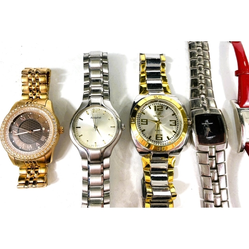 651 - A gent's vintage Bentima wristwatch; 4 other gent's watches; 3 ladies wristwatches