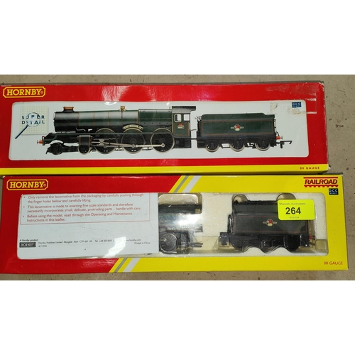 264 - Hornby '00' Gauge: R2530 BR 4-6-0 King Class Locomotive, King William III super detail and  and... 