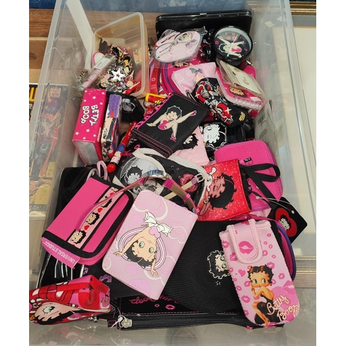 271A - A large collection of Betty Boop collectable cases, compacts, blanket etc.