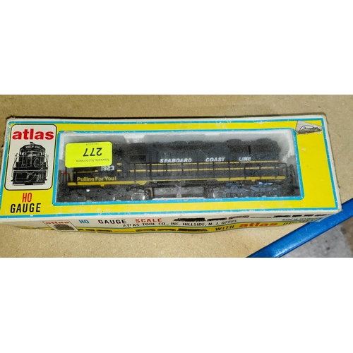 277 - A boxed HO gauge Atlas No. 7002 locomotive.