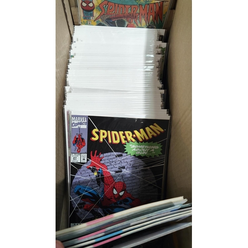 398 - Marvel Comics: Spider-man by Todd McFarlane et al, issue 1 both covers, Full run to issue 75 