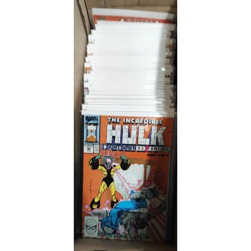 399 - Marvel Comics: 1980's onwards Incredible Hulk comic books issue 341-416 full run two issues of 350