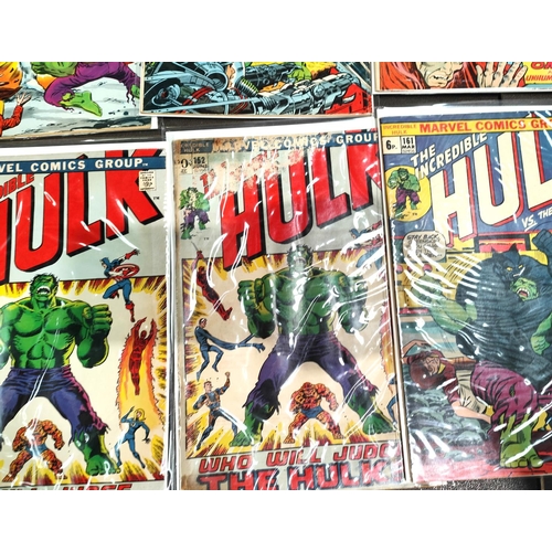 401C - Marvel Comics: 1970's onwards The Incredible Hulk 152, 161, 162, 163, 164, 165, 166, 170, 171, 172, ... 