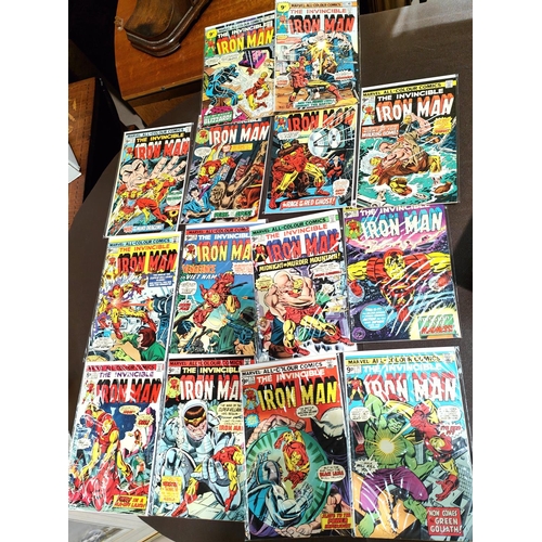 403B - Marvel Comics: The Invincible Iron Man 53, 56-66, 69-86 UK and US price variants 28 issues