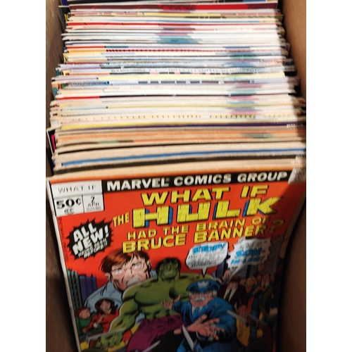 405 - A large collection of Marvel Comics What If? 1970'sonwards including What If Spiderman and The Fanta... 