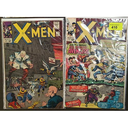 410 - Marvel Comics: 1960's Jack Kirby and Stan Lee The X-men 9 featuring The Avengers, 11, 12 featuring t... 