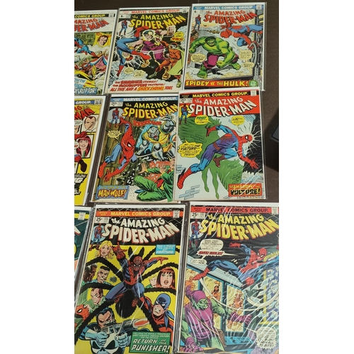 415 - Marvel Comics: The Amazing Spider-man 115, 117-121, 124, 128, 130, 131, 135, 137-144, 146, 148 (UK a... 