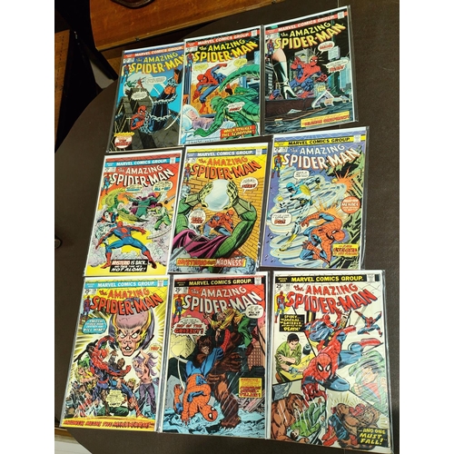 415 - Marvel Comics: The Amazing Spider-man 115, 117-121, 124, 128, 130, 131, 135, 137-144, 146, 148 (UK a... 