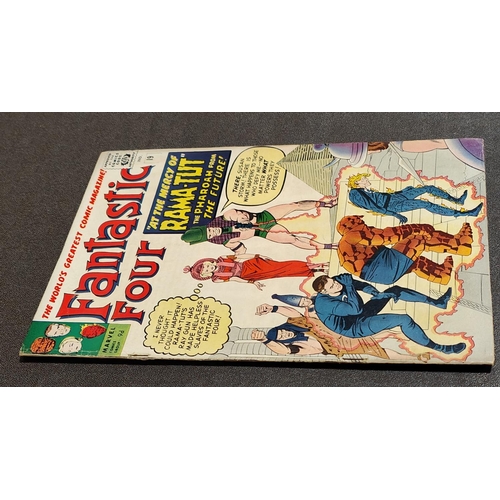 417 - Marvel Comics: 1960's Jack Kirby and Stan Lee Fantastic Four issue 19 first appearance of Rama-Tut (... 