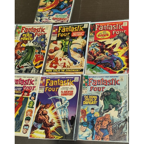 419 - Marvel Comics: 1960's Jack Kirby and Stan Lee Fantastic Four 51, 54, 55, 58, 59, 60, 61, 62, 63 (UK ... 