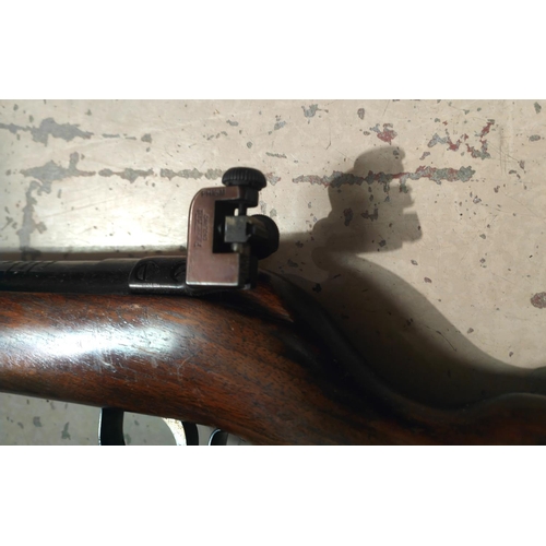 103C - A 'The Webley' Mark III air rifle with unusual sight