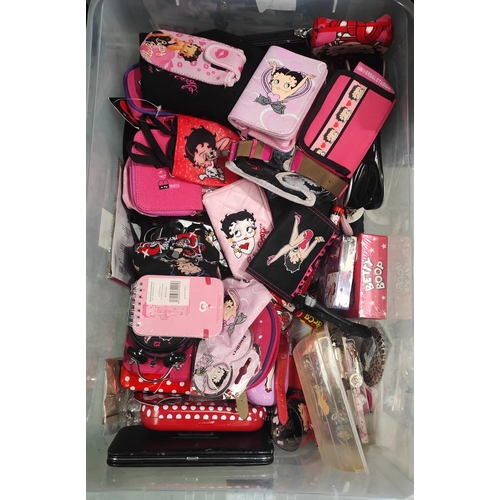 270 - A large collection of Betty Boop key chains, purses, case, watches etc.