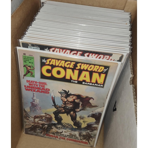 382 - 'The Savage Sword of Conan' Curtis publishing 1970's No 1-32, (No 15 or 16), No's 41, 50, 56, 58, 59... 